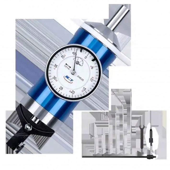 1set Factory Precision Coaxial Centering Dial Test Indicator Set 0-3mm Center Finder Milling Tool 0.01mm Accuracy Dial Indicator