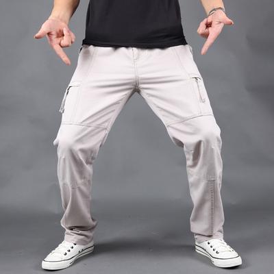 Summer Men's New Style Outdoor Multi-Pocket Overalls Straight Sports Pants