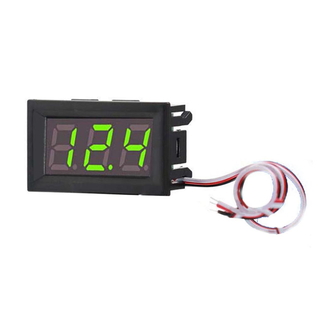 1pcs LED Digital Voltmeter 0.56 Inch 3 Wire LED Digital DC Voltmeter DC0V-30V Reverse Connection Protection