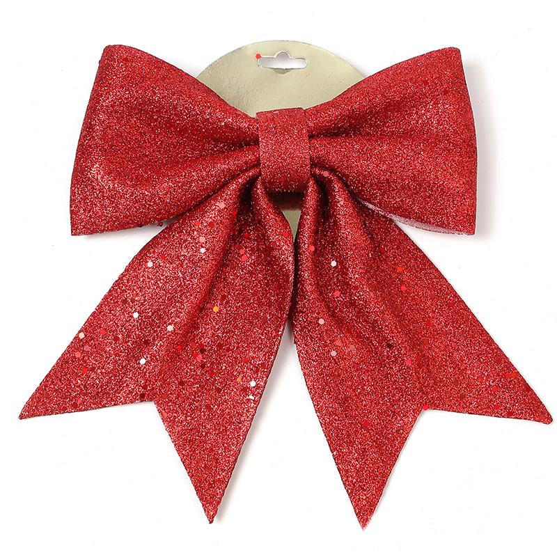 

25cm Christmas Bow Hanging Decoration Xmas Tree Ornaments Party Home Room Decor New Year 2026 Gift Box Navidad Christmas Supplie 25cm красный