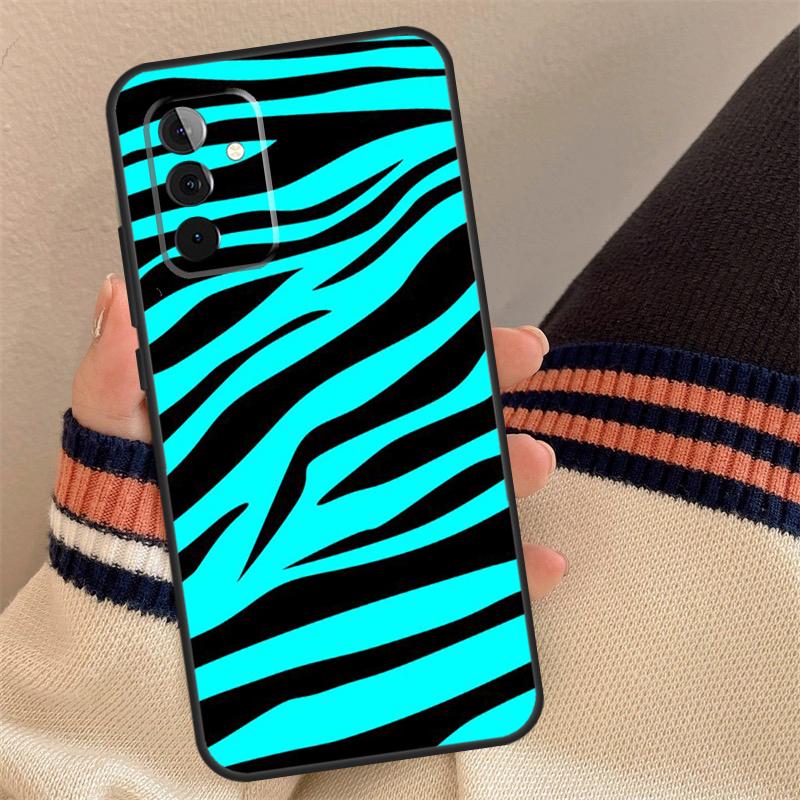 Custodia con Stampa Zebrata Per Samsung Galaxy A56 A36 A16 A13 A23 A33 A53 A52 A32 A12 A54 A34 A14 A15 A35 A55 A17