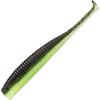 Valleyhill Bay Drive Dart Shad 4 Inch Green Pumpkin Chartreuse #9
