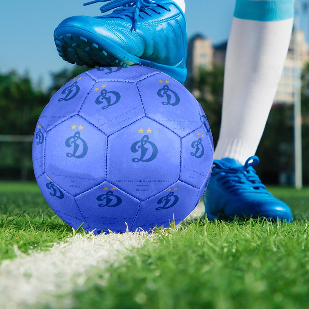 FC Dynamo Moscow Indoor Soccer Ball Size 5 Colorful All Ages Machine Stitched PVC Competition Ready Durable High-Bounce