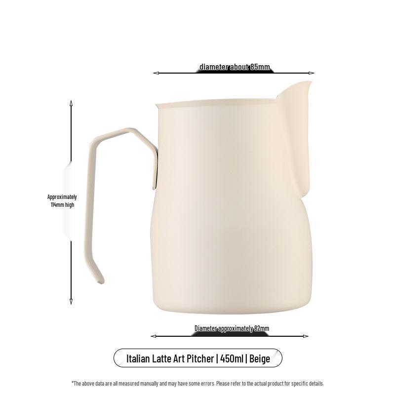 Stainless Steel Latte Art Pitcher: Milk Frothing Cup for Coffee Art