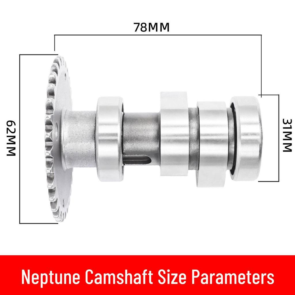 UA Neptune HS125T Compatible Camshaft for Haojue Suzuki - Fuxing Lixing Red, Blue, Giant Superman Rocker Arm