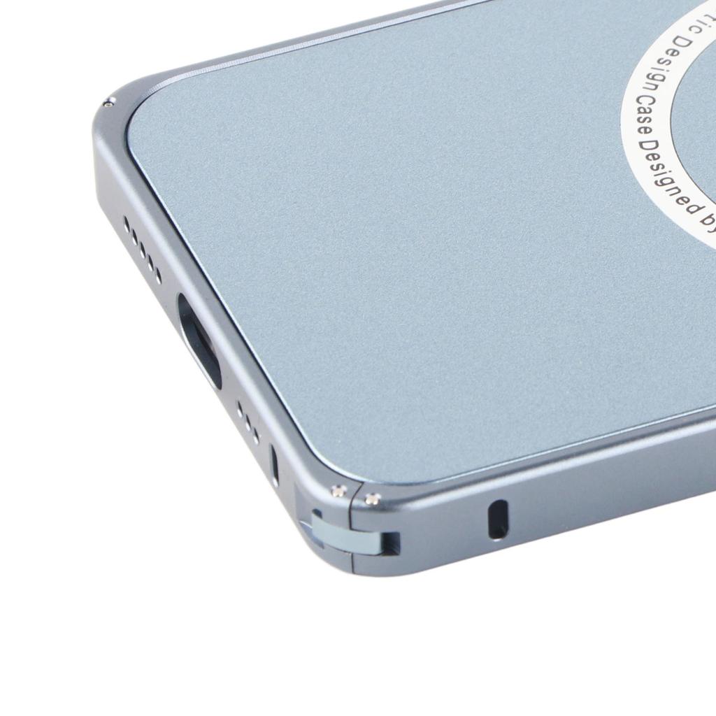 Magnetic Phone Case for IOS Phone 14 360 Degree Protection Scratch Resistant Professional Phone Cover Blue