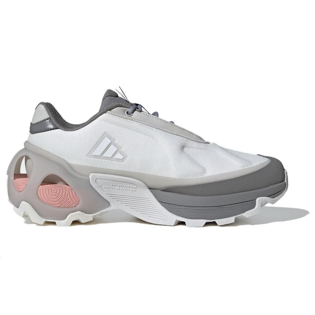 Adidas Wonder Runner Versatile Comfortable Fabric Low-Top Casual Running Shoes Unisex Sneaker Gray White IF1705