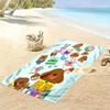 Hey Duggee Print Beach Towel, Large Soft Quick Dry Towel for Beach Camping Swimming