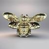 Versatile Rhinestones Bees Jewelry Pin Multifunction Scarf Clasp for Trendy Women Fashion Decoration and Gifts