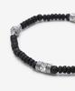 Peanut Loop Basalt Jasper Bracelet Black