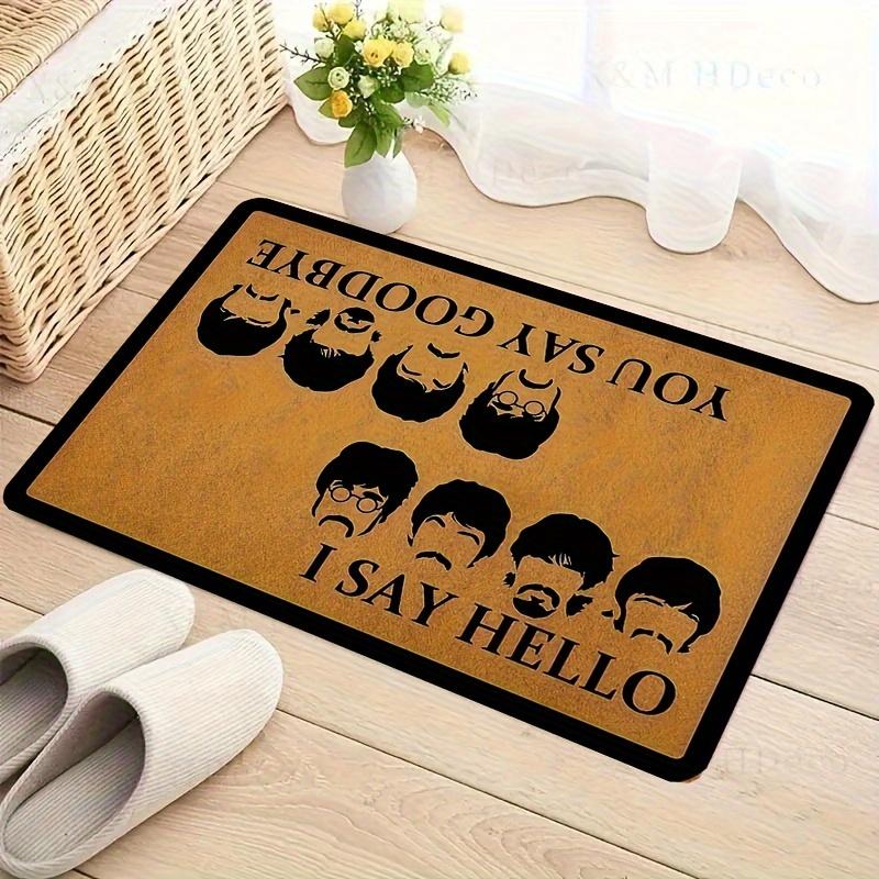 Diatom Mud Floor Mats Non-Slip Waterproof Carpet Bathroom Mat Creative Door Mat Personalized Welcome Mat Outdoor Carpet