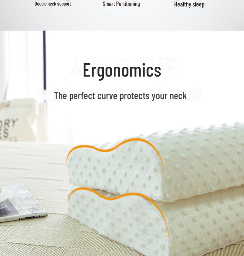 Space Memory Pillow: Slow Rebound Memory Foam Cervical Health Pillow - Ideal Gift for Comfort and Support