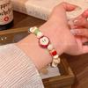 Univerzální perlový náramek v korejském stylu pro ženy: Lehký luxus, Vynikající, Špičkový pocit, Populární korálkový náramek, Elegantní šperk na ruku.