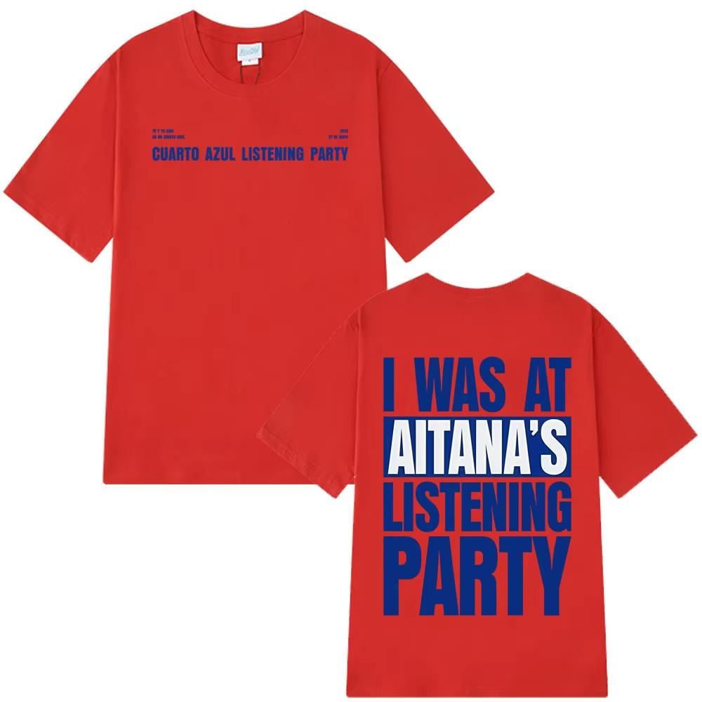

Singer Aitana Curto Azul Tour 2025 T Shirt Men Women Aesthetic Trendy T-shirts Short Sleeves Cotton Fashion O-Neck T-shirts Tops 4XL