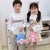 Kindergarten Baby Small Schoolbag Cartoon Cute Three-Dimensional Plush Doll Boys And Girls Backpack Children'S Backpack