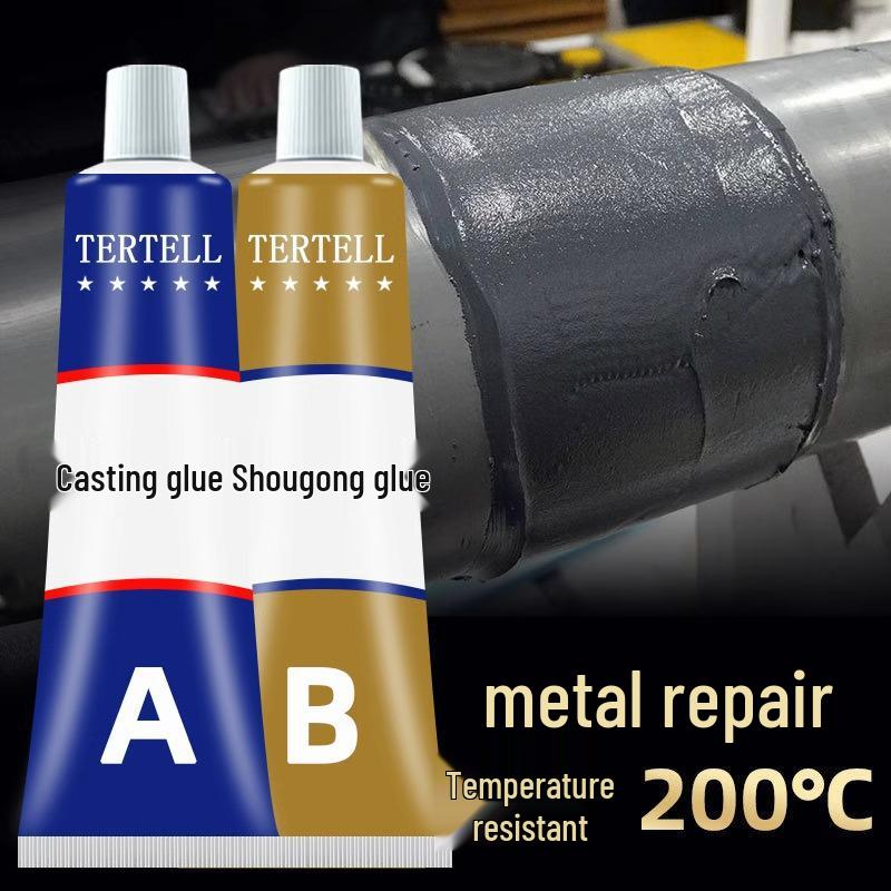 High-Temp Resistant AB Welding Glue for Metal Repairs
