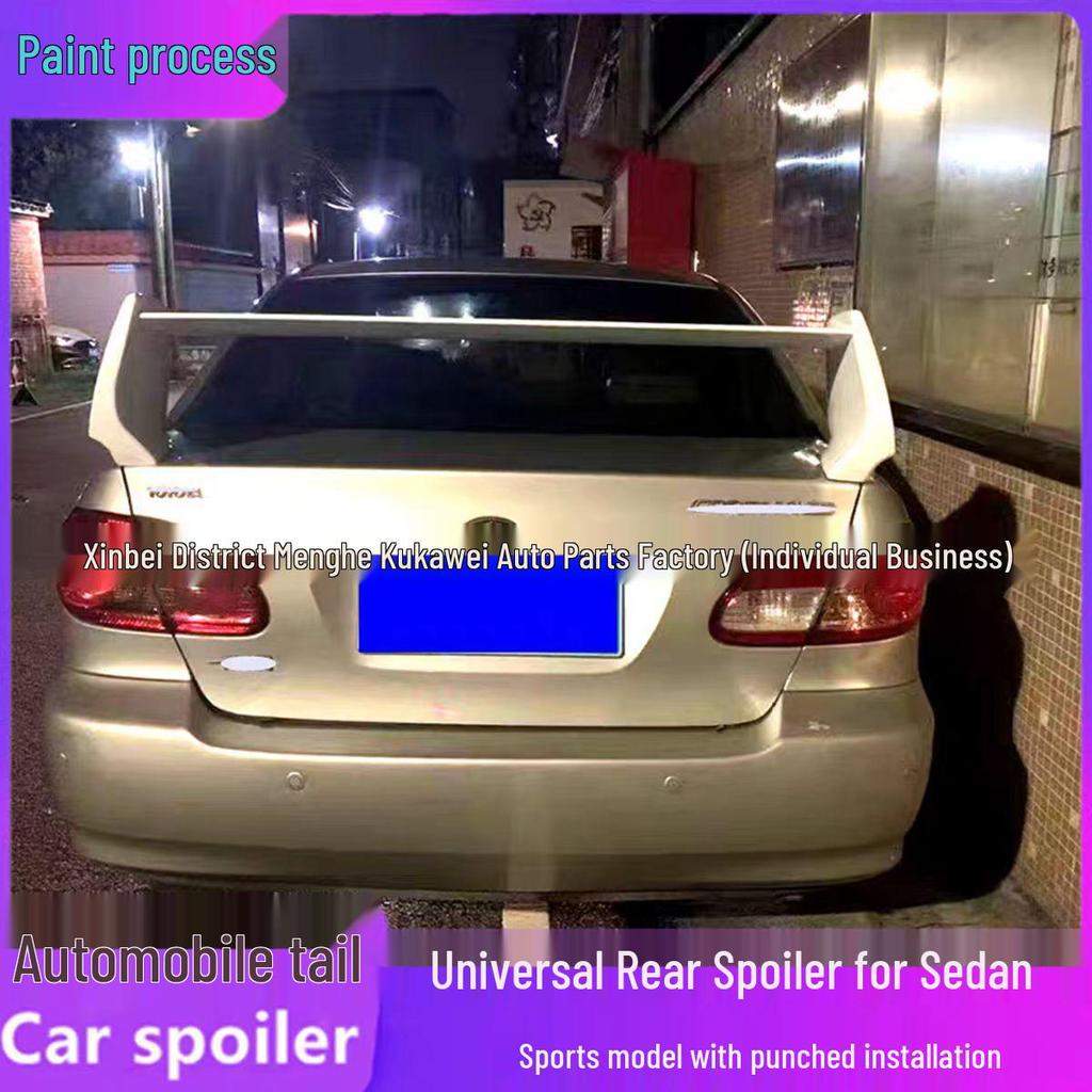 Universal Sport Rear Spoiler for Mitsubishi Lancer, Lingzhi, Yishen & Gen-1 Civic