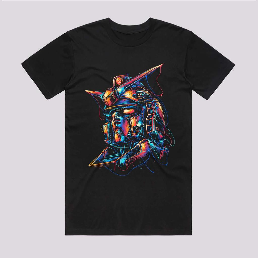 Anime Colorful Mecha T-Shirt Size S-5XL, Gift For Friends, For Kids