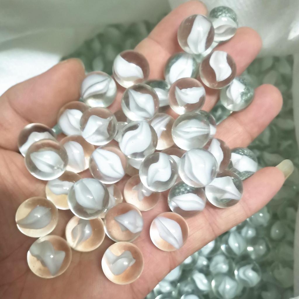 Glass Marbles Set for Games & Decoration - Sizes 14/16/19/25mm