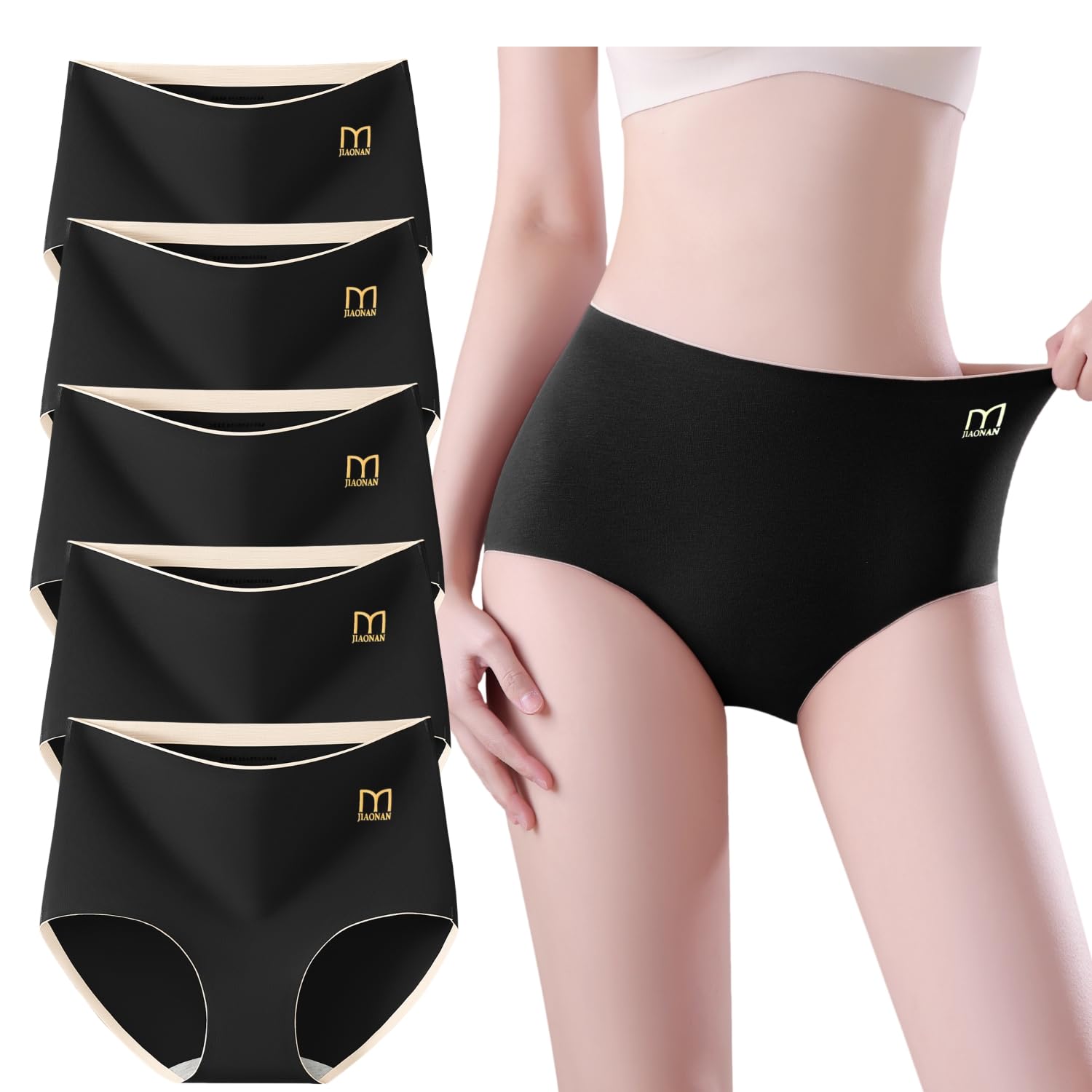 

IKNIYO Хлопковое бесшовное женское нижнее белье с очень высокой посадкой, трусики, удобные, формирующие ягодицы, закрывающие всю поверхность, дышащие, эластичные,