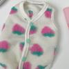 Autumn and Winter Strawberry Vest Dog Pet Clothes Thickened Vest Cat Teddy Bichon Pomeranian Schnauzer Small Dog Vest Vest
