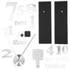 Frameless DIY Wall Clock Modern Mirror Wall Sticker for Home Living Room Bedroom Decor