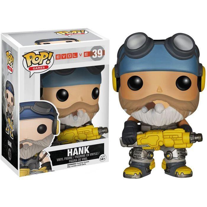 Figurine funko pop! - evolve - hank - 9 cm - sous licence officielle - genre mixte