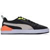 Puma Suede Bloc Black Ivory Glow Unisex Sneakers 380705-03
