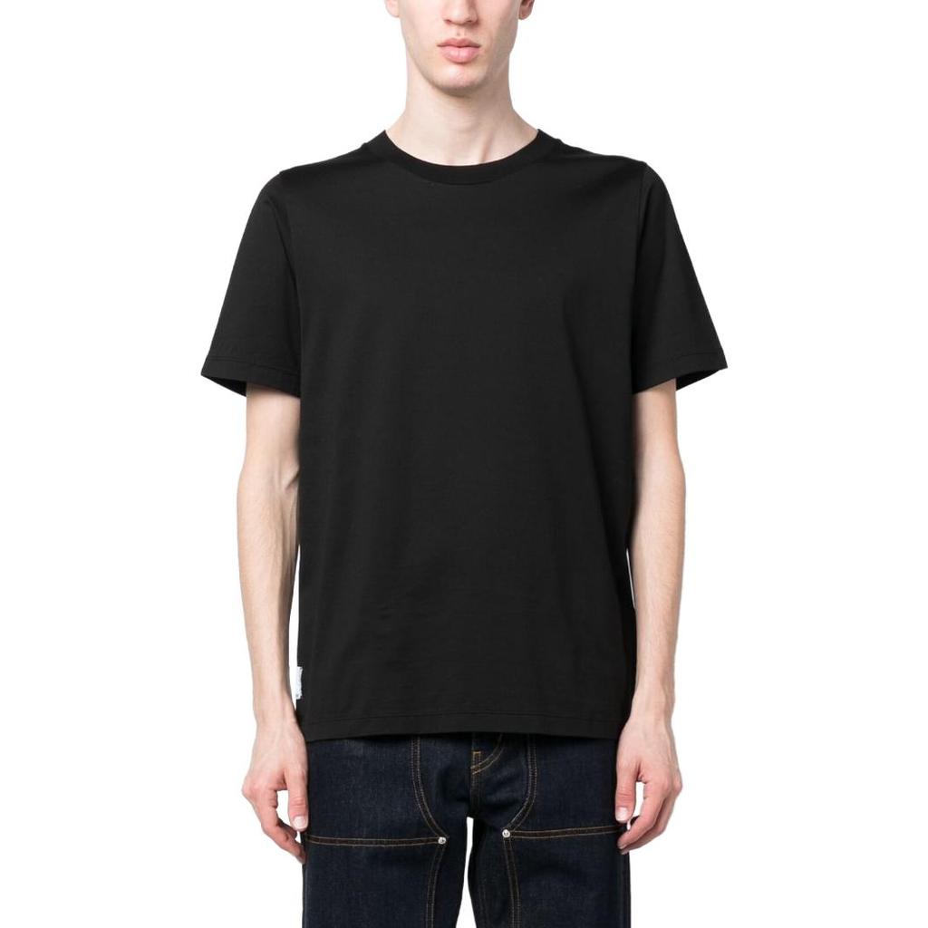Stone Island Shadow Project Ribbed Crew Neck Short Sleeve T-Shirt Men Tops Black 78192012A-V2029