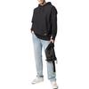 Vans Sweat à capuche Pullover Couleur Unie Logo Brodé Manches Longues Sweat-shirt Homme sweatshirt Noir VN0A5E1OBLK
