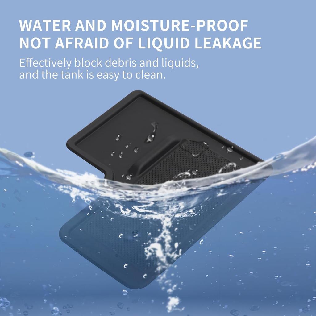 Smabee Center Console Wireless Charging Protective Mat For 2024 2025 Toyota Land Cruiser Prado 250 J250 LC250 Accessories Silicone Non-Slip Pad