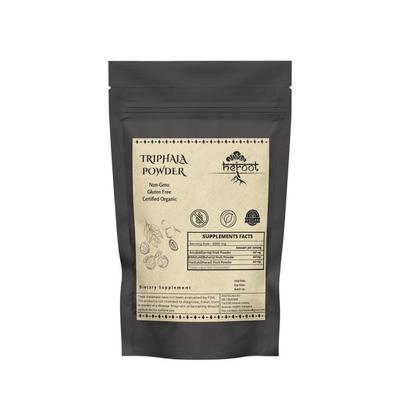 Heroot Organic Triphala 50gm Powder Healthy Digestion, Detox Colon Cleanse