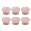 15Pcs Round Beech Wood Drawer Pull Knobs Chic Wooden Cabinet Handle Single Hole Cupboard Pull Knobs for Home Office