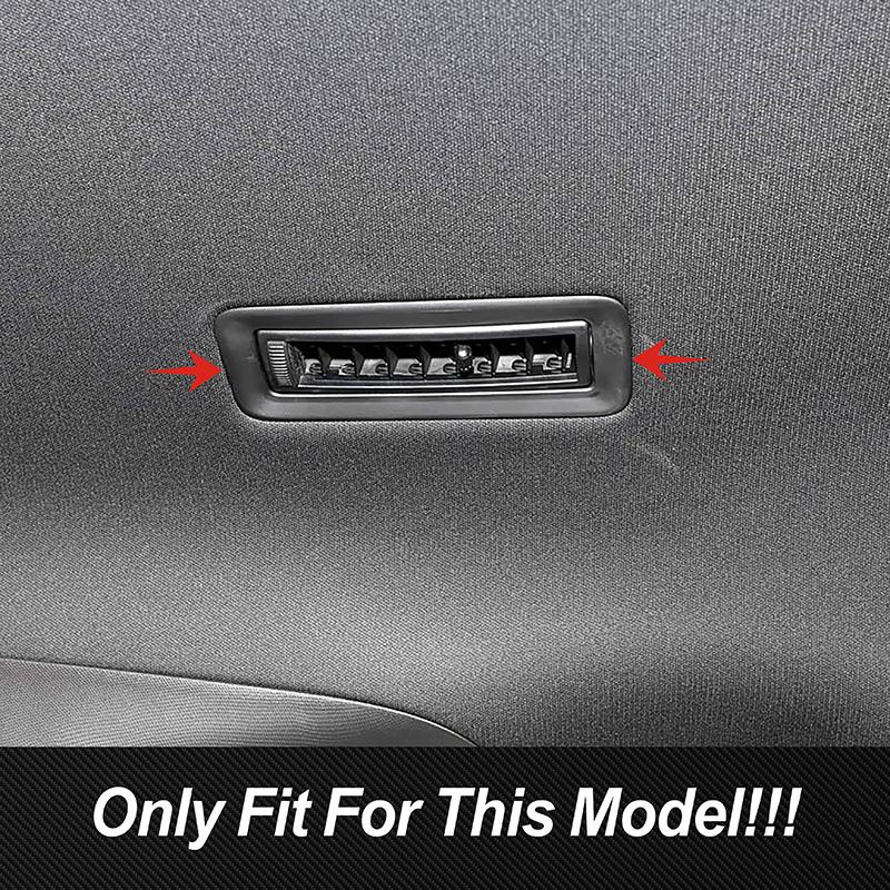 Car Styling Roof Air Outlets Frame Decoration Cover Trim For BYD Tang 2025 Carbon Fiber Color Interior Accessories