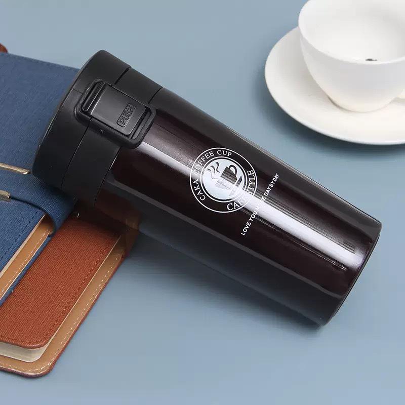 Second-Gen Concave-Convex 304 Stainless Steel Portable Vacuum Insulated Coffee Cup for Outdoor and Car Use