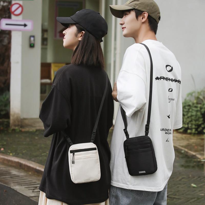 Couple trendy brand mobile phone bag casual mini small bag boys shoulder messenger bag functional sports small backpack women