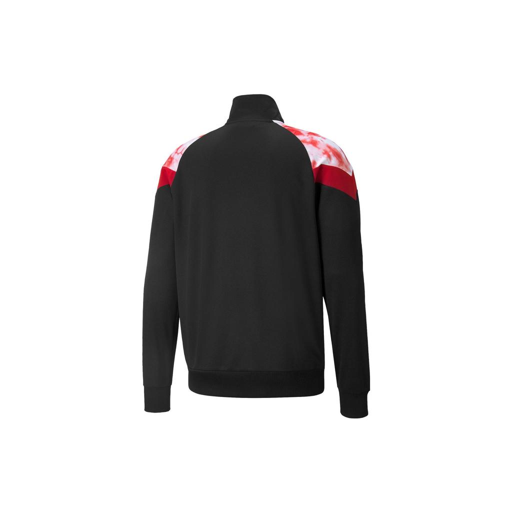 Puma SS22 Mesh Casual Sports Long Sleeve Football Jacket Men Jacket Black 765083-01
