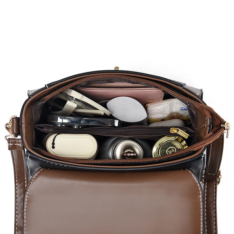 Bag women's bag 2025 new pu small square bag high-end sense versatile shoulder messenger bag women's bag tide