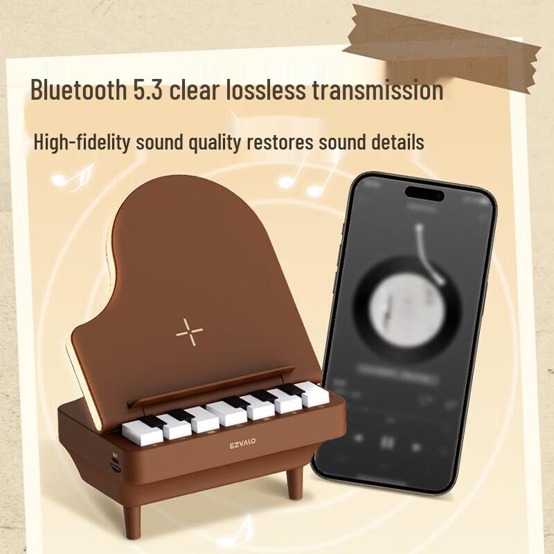 EZVALO LYYD01 Wireless Charging Bluetooth Speaker & Ambient Light