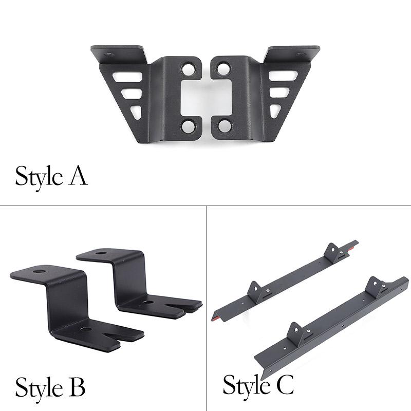 For Land Rover Defender 2004-2018 Carbon Steel Car A-pillar Spotlight Bracket Engine Hood Searchlight Bracket Car Modification