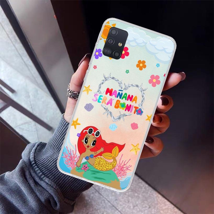 Karolg M-Manana Sera B-Bonito Phone Case For Samsung Galaxy A12 A52S A42 A32 A22 A51 A50 Note 20 Ultra 10 S10 Plus A71 A70 A31 A