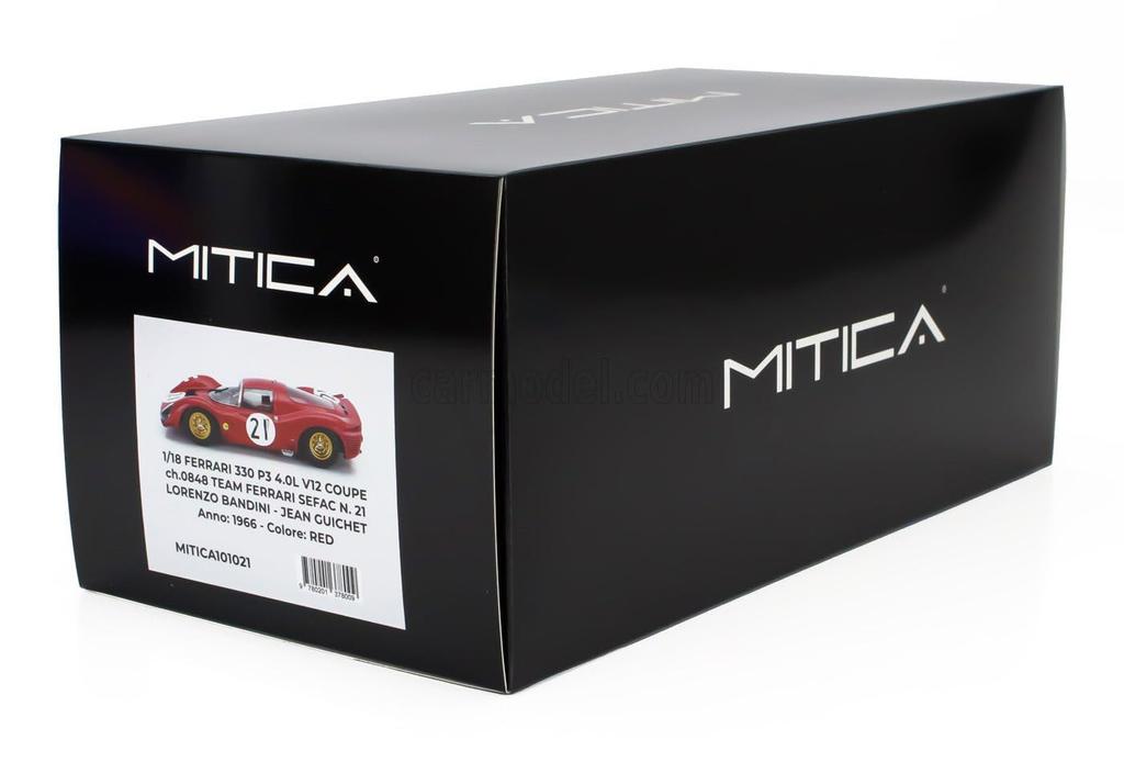 MITICA-R 1/18 Ferrari 330 P3 Coupe Le Mans 24H 1966 #21 Le Mans BANDINI/GUICHET Resin Model