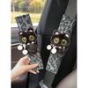 Cute Cat Car Seatbelt Shoulder Pads Creative Car Seatbelt Shoulder Protectors Anti-Strangle Protection Covers for Car Interior