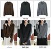 2025 Spring Women's Loose Lapel Pure Wool Cable Knit Sweater