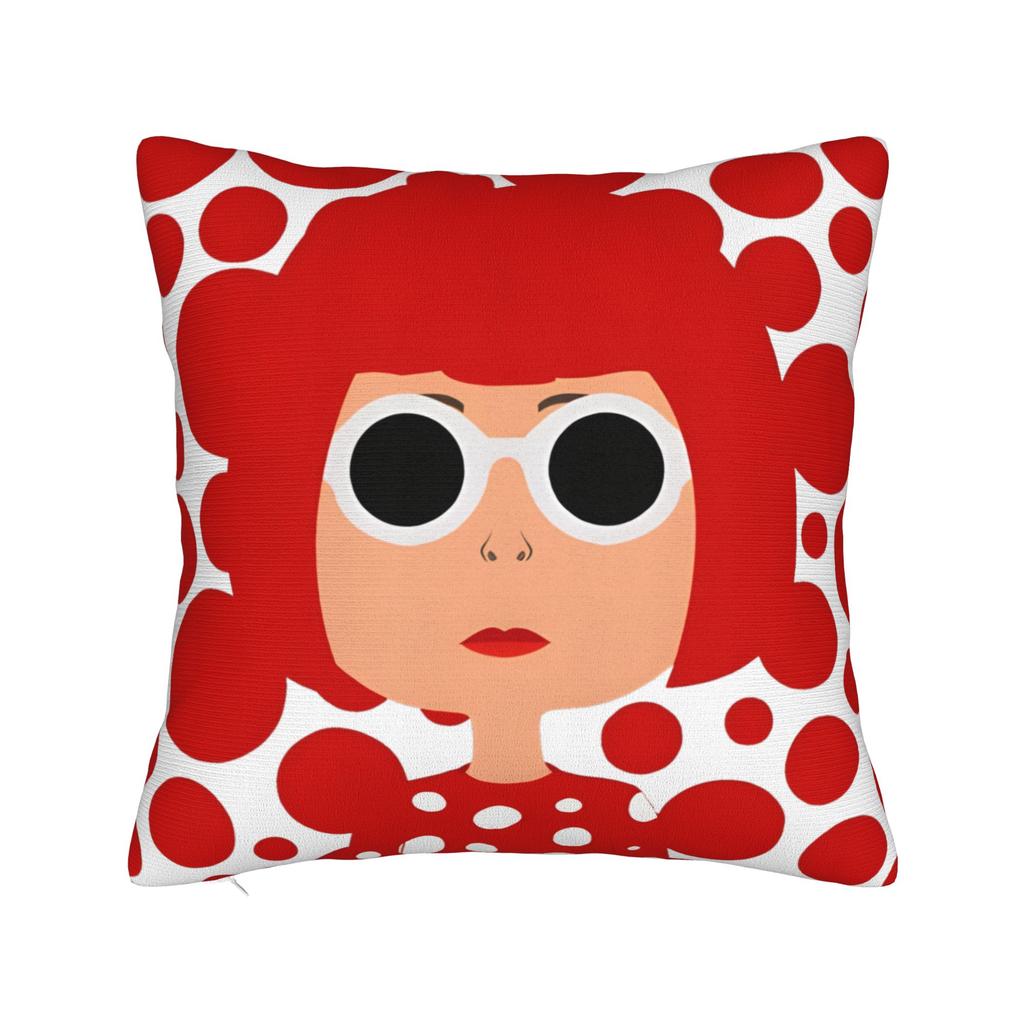 Yayoi K-Kusama Art Pillowcase Double-Sided Printing Polyester Cushion Cover Decor Pillow Case Cover Home Drop Shipping 45X45Cm