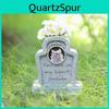 Marqueur de Cimetière pour Animaux Résine Mémorial Pour Chiens Avec Matériau Durable Et Design Sentimental