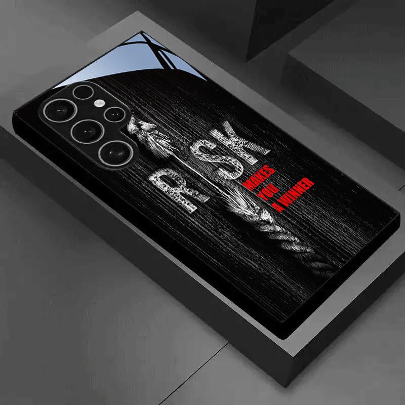 SimplicityTrend Udsøgt luksus High-end TelefonCover Glas TelefonCover til Samsung Galaxy S26 S25 S24 S23 S22 S21 FE,Ultra,Plus