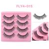 4 Pairs Of False Eyelashes, Thick Eyelashes, Exaggerated Fried Hair, Simulated Messy Eyelashes