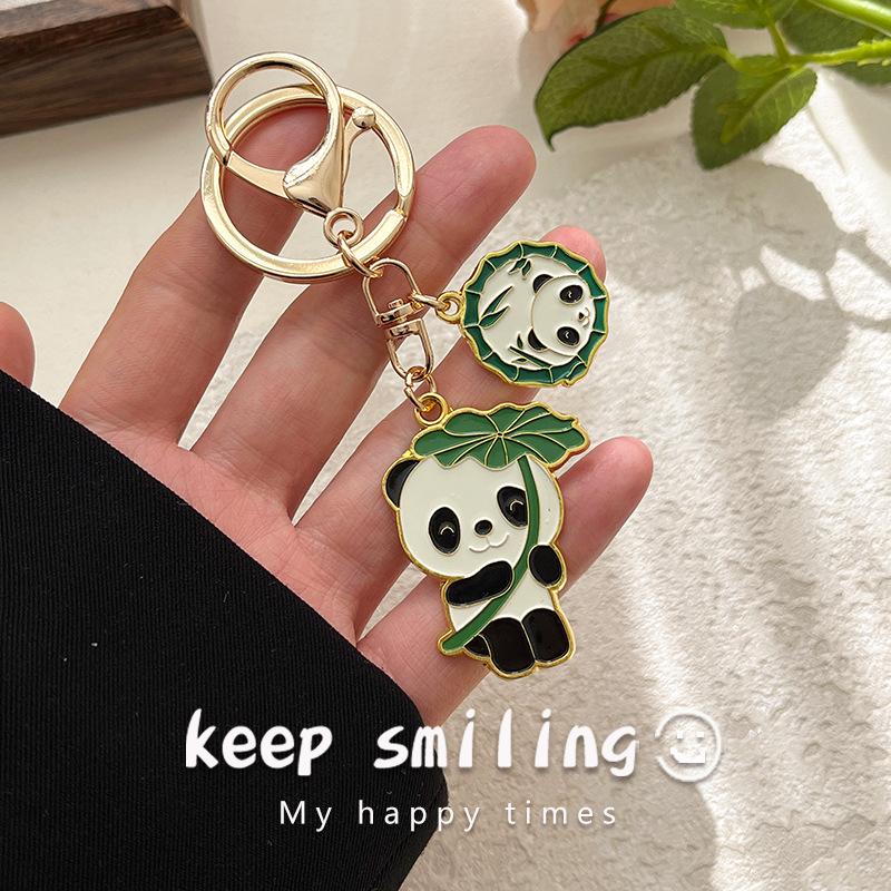 Panda Keychain: Chinese Style Cultural & Creative Cartoon Bag Pendant