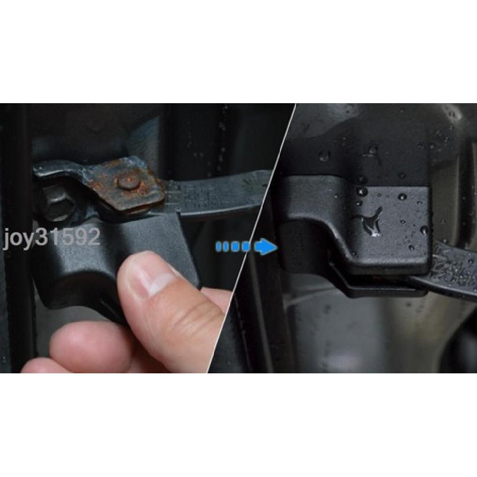 4PCS ABS Inner Door Check Arm Cover Trim Fit For Honda FIT JAZZ 2014-2018